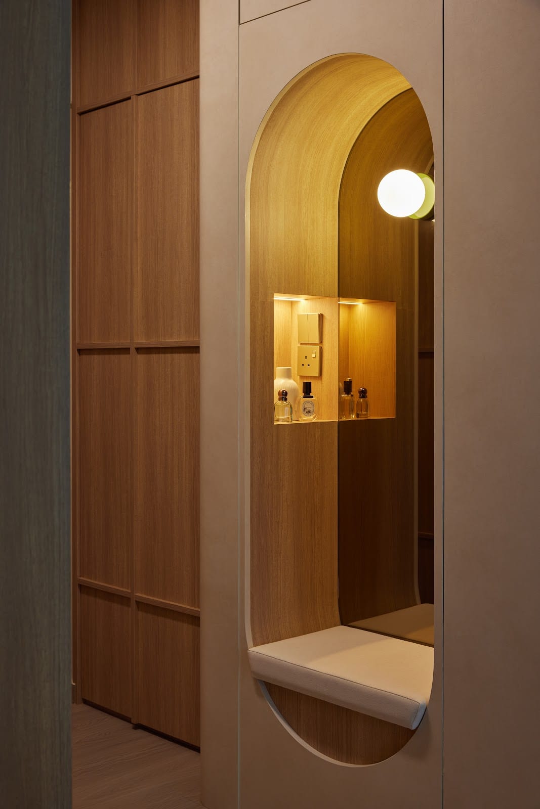 Greenweave HDB BTO transformation in Tampines with floor-to-ceiling wardrobe joinery